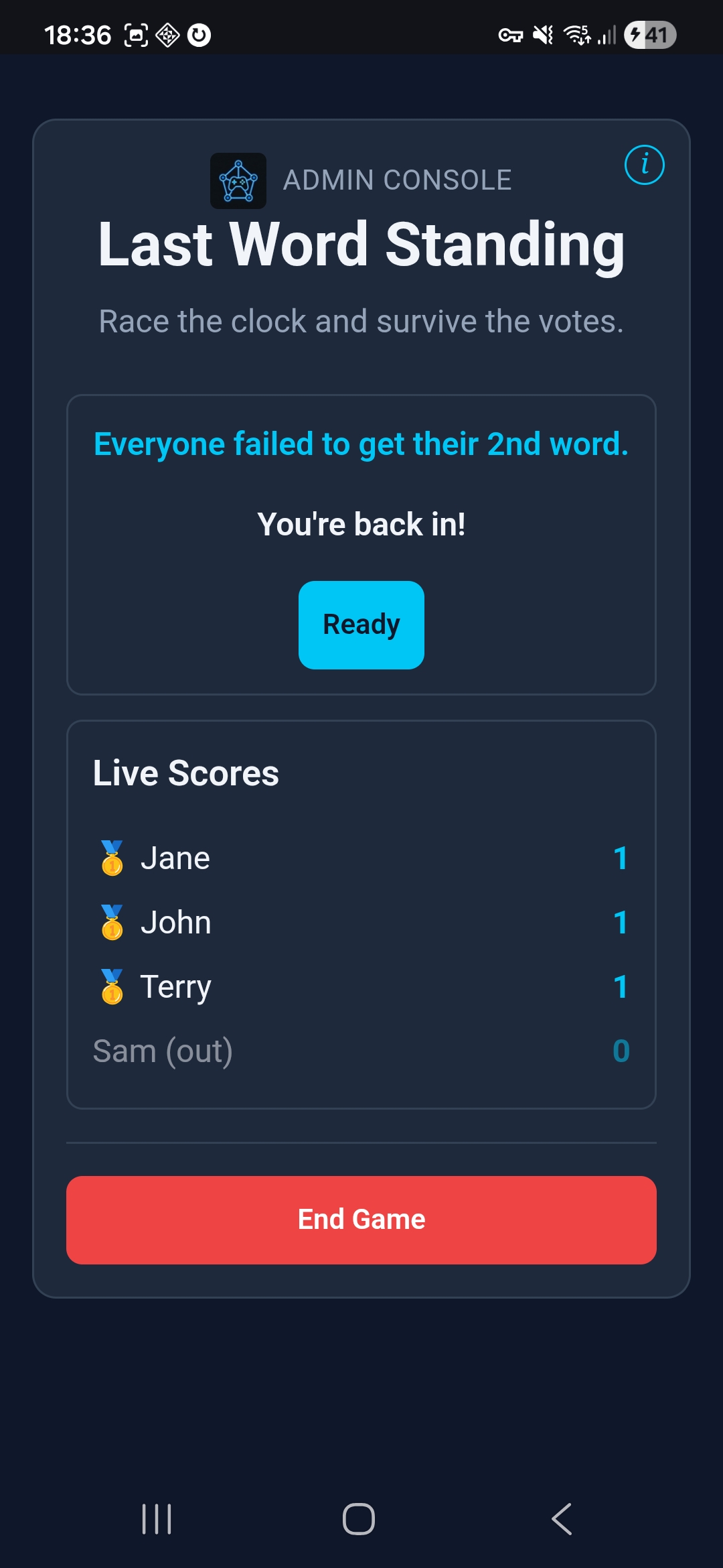 Last Word Standing — reactivation